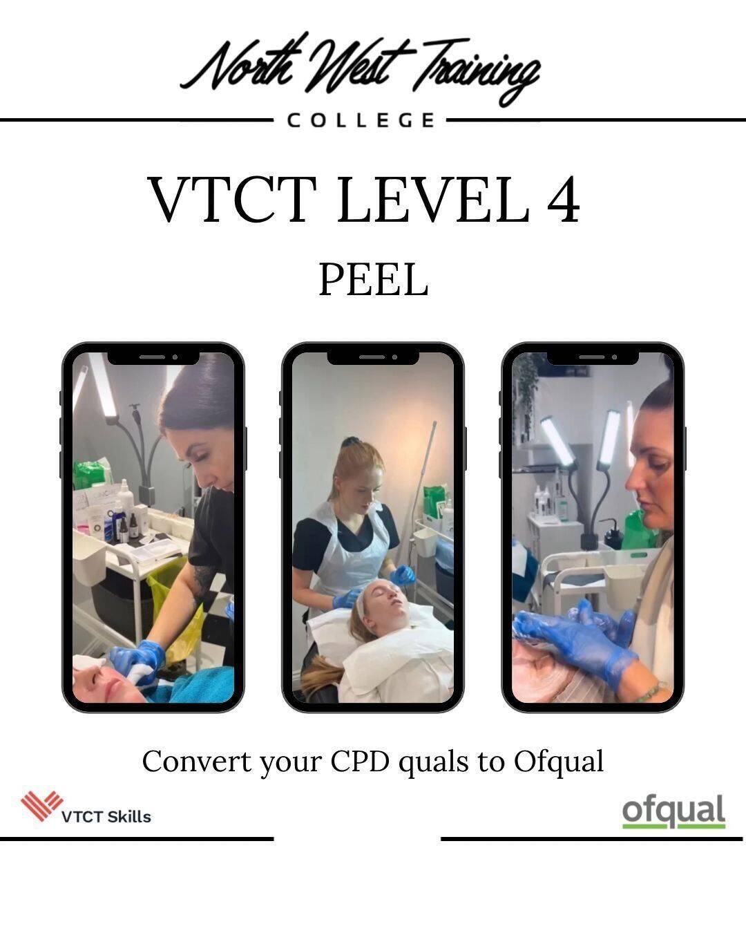 VTCT Level 4 Peel 16th January £1200 deposit 