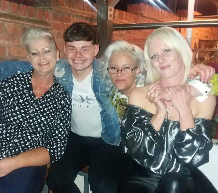 L-R Deb, Mason,  Dawn,  Lisa 