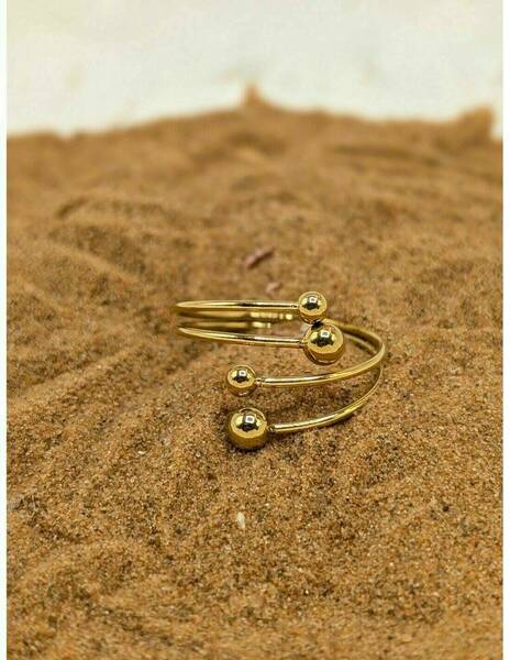 Bague Punto Bubble Dorée