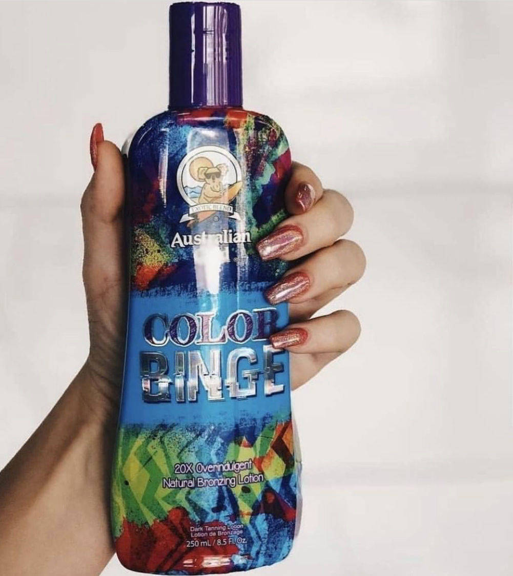 Australian Gold - Tanning Accelerator - COLOUR BINGE BLUE LOTION