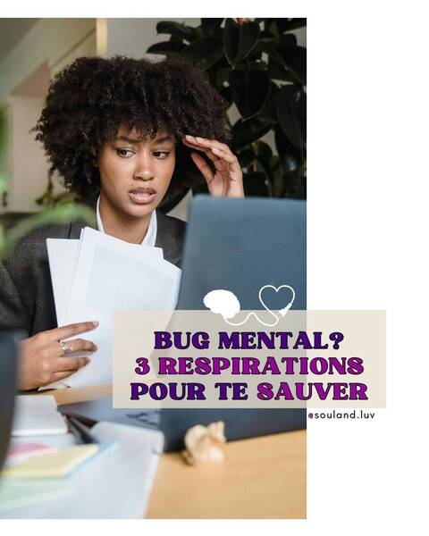 Découvrez ce post sur IG : "Respiration saccadée, coeur qui cogne, cerveau en mode écran noir..."