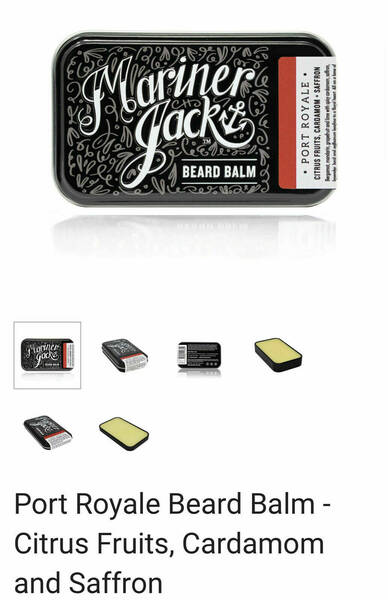 Beard Balm Port Royale (inc Uk Postage )