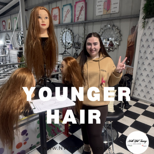 YONGER HAIR AGES 5-15 TUES 7th APRIL 10am-1pm