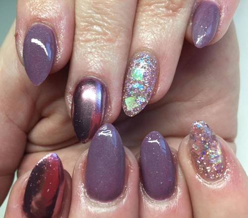 If in doubt use glitter and chrome! 