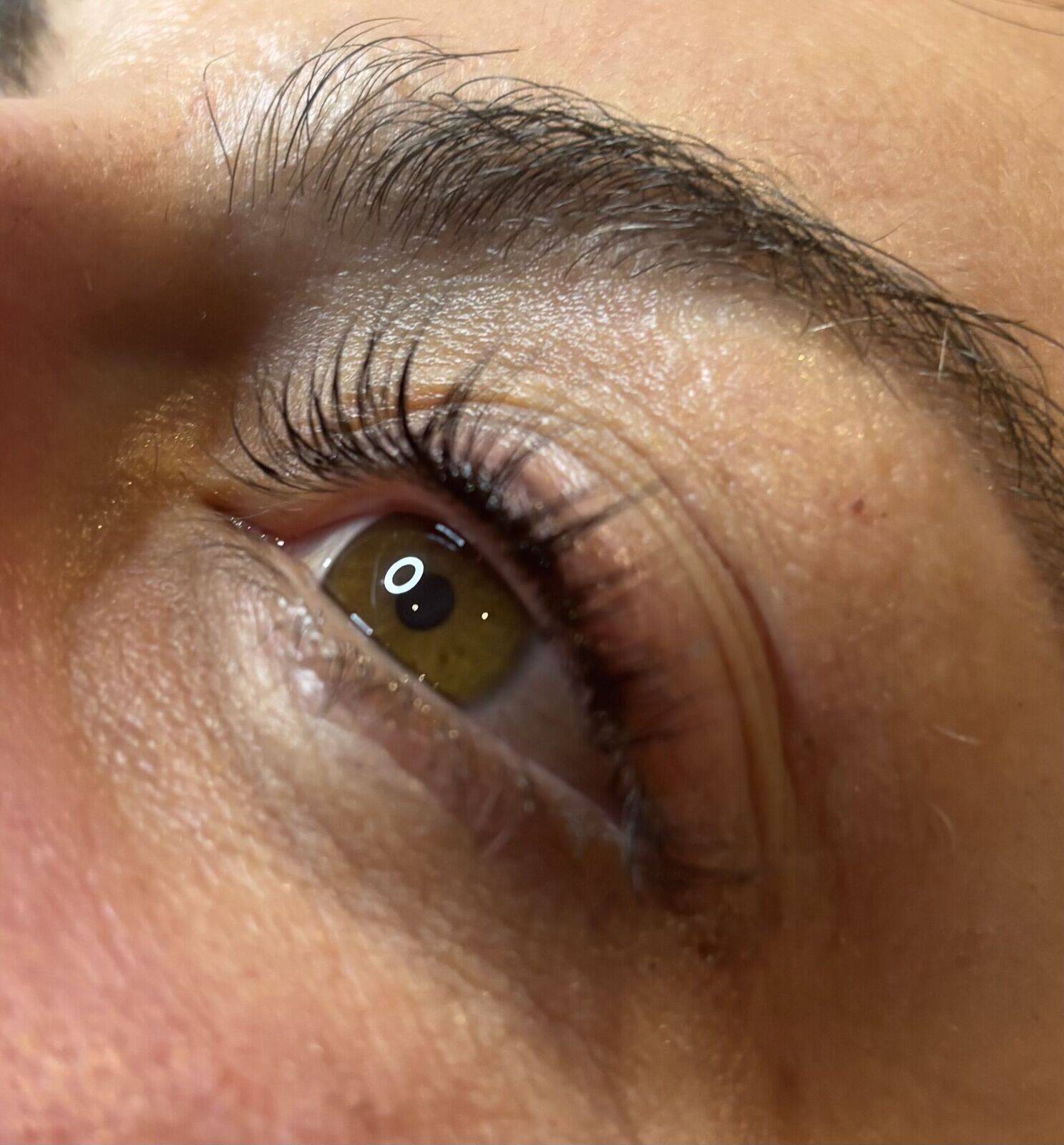 Rehaussement avec teinture 