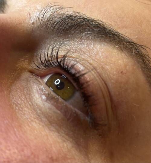 Rehaussement avec teinture 