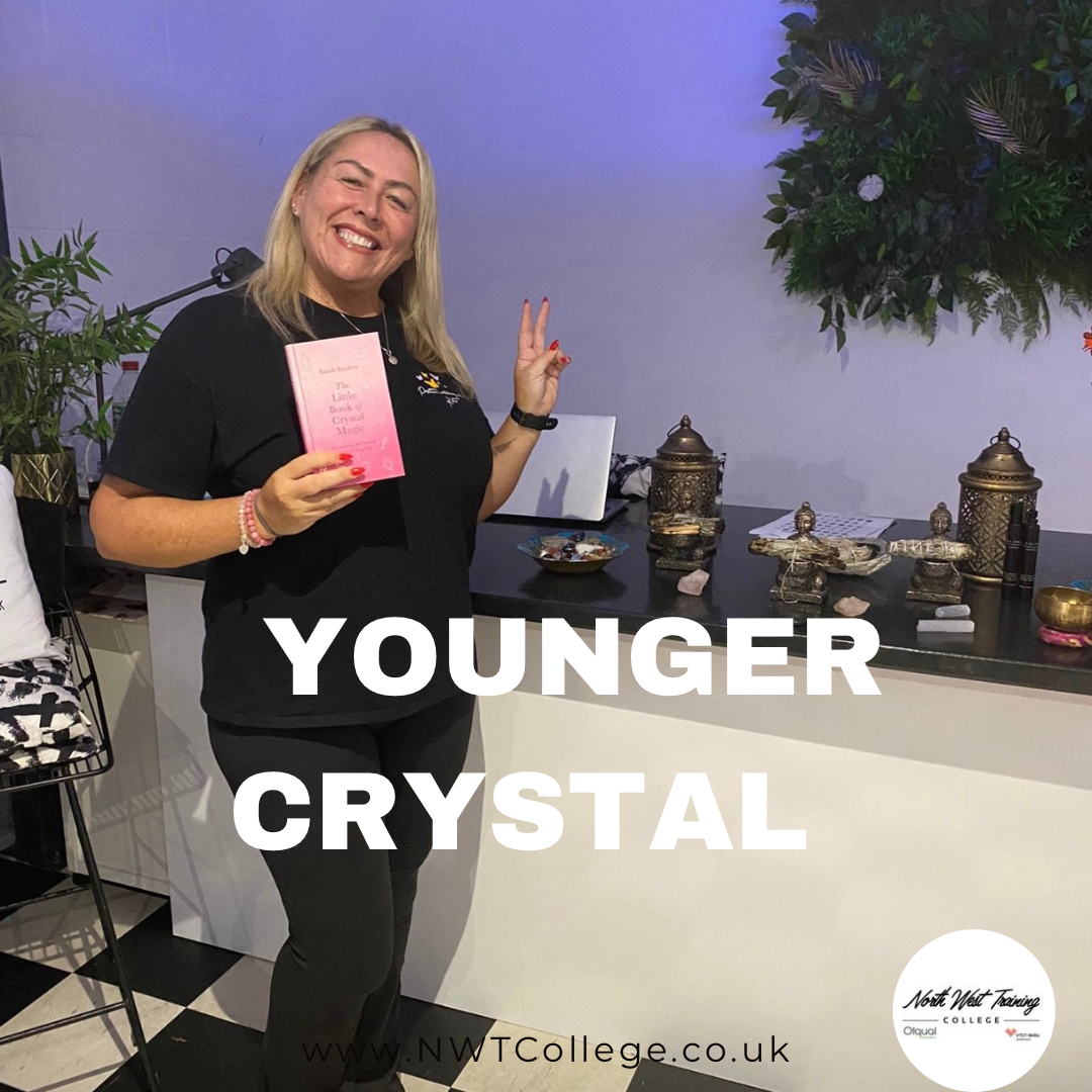 YOUNGER CRYSTAL AGE 6-15 TUES 7th APRIL 10am-1pm