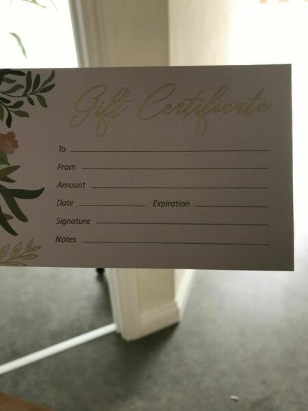 Gift voucher
