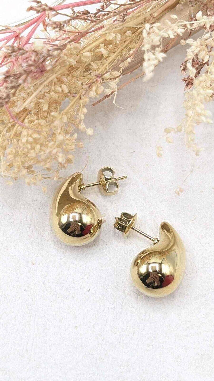 Boucles Gouttes Dorées