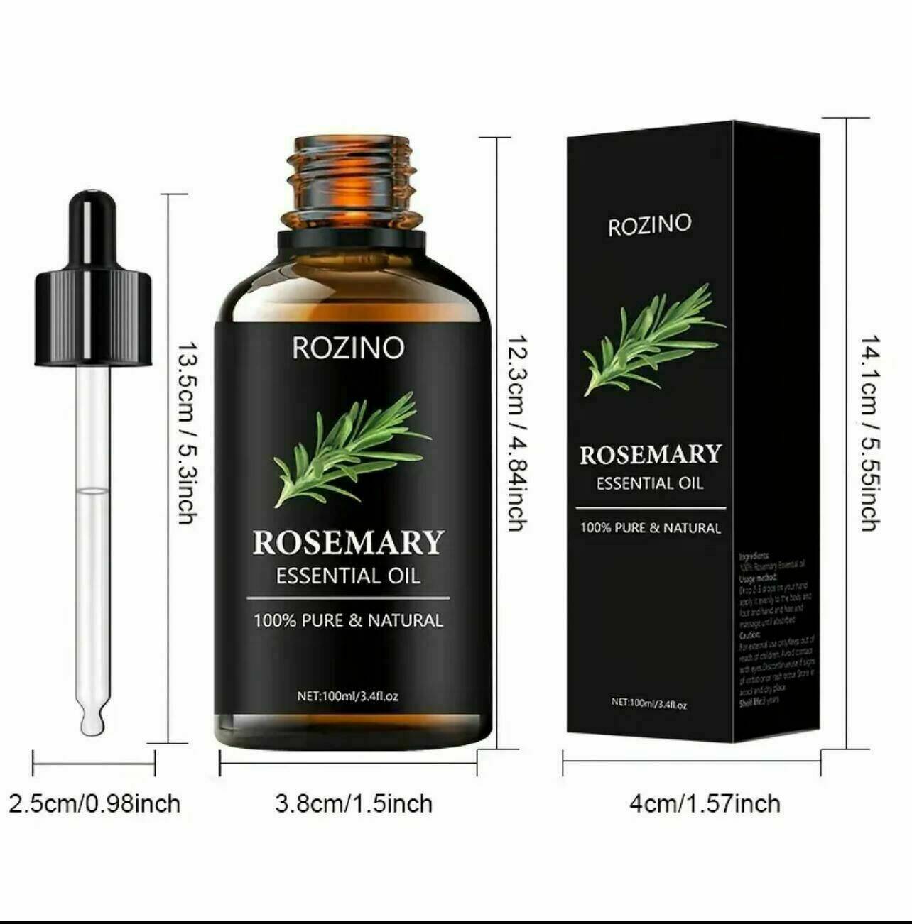 Huile essentielle de romarin 100 ml