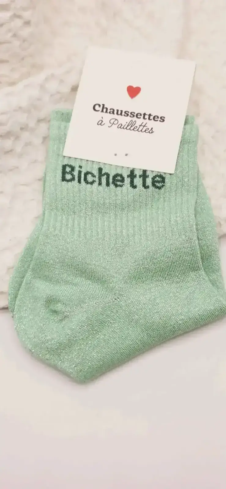 Chaussettes à Paillettes Bichette