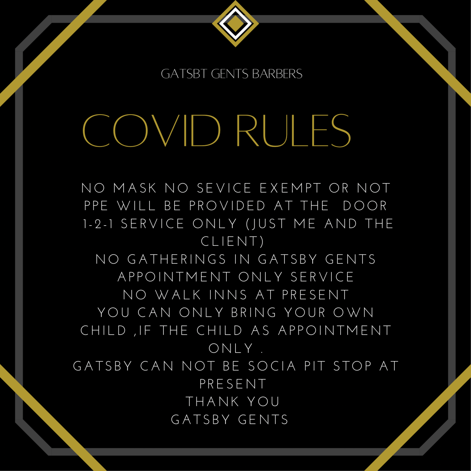 Covid 19 rules