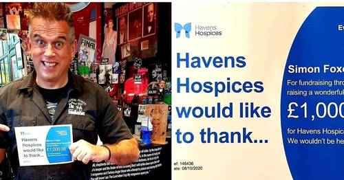 10/10/2020 Awarded certificate from Havens Hospices for money raised hosting online Quizzes during March-July Lockdown .