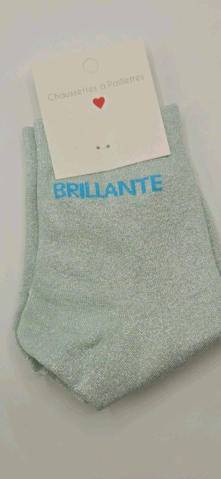 Chaussettes à Paillettes Brillante
