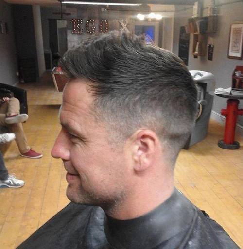 Michael Owen poped in for a fresh trim 
