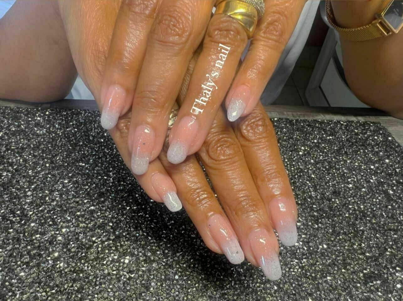 Babyboomer sur ongles naturels 