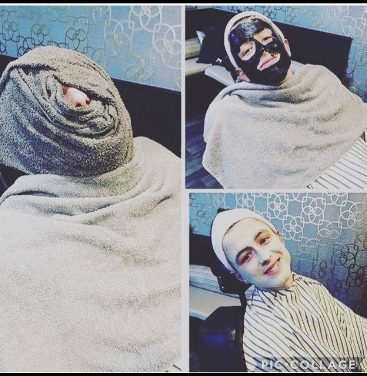 Deluxe facial & black head peel 