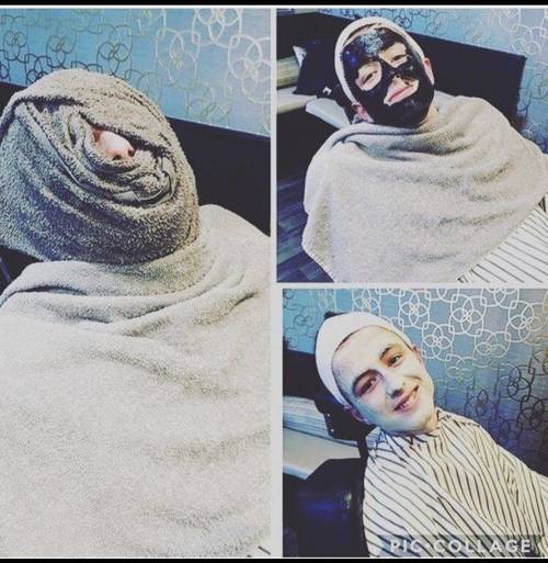 Deluxe facial & black head peel 