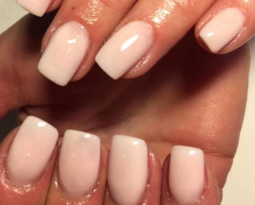 Glitter be gone ✨ and onto a lovely soft pink!