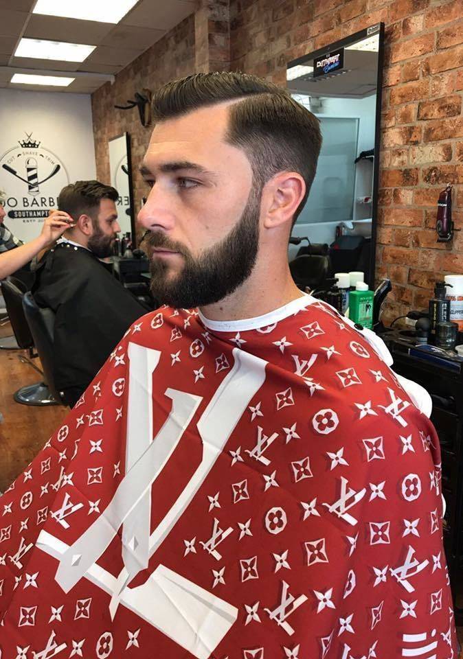 Good to have Southampton fc player and all round top lad Charlie Austin in today for a cut and beard trim.