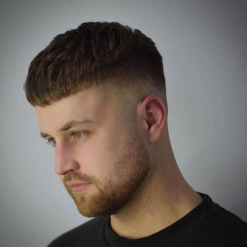 Crop fade and beard fade 