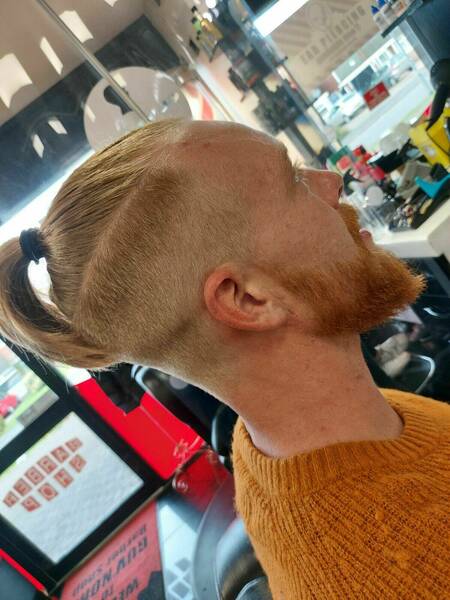 Skin fade with beard trim