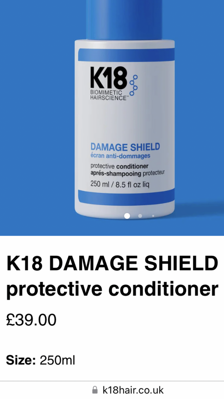 K18 Protective Shield Damage Conditioner