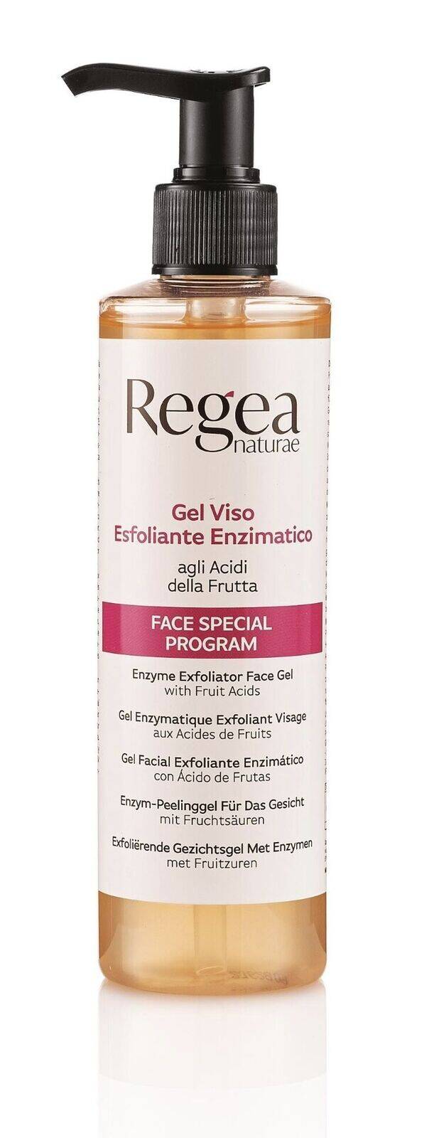 Gel exfoliant enzymatique aux acides de fruits