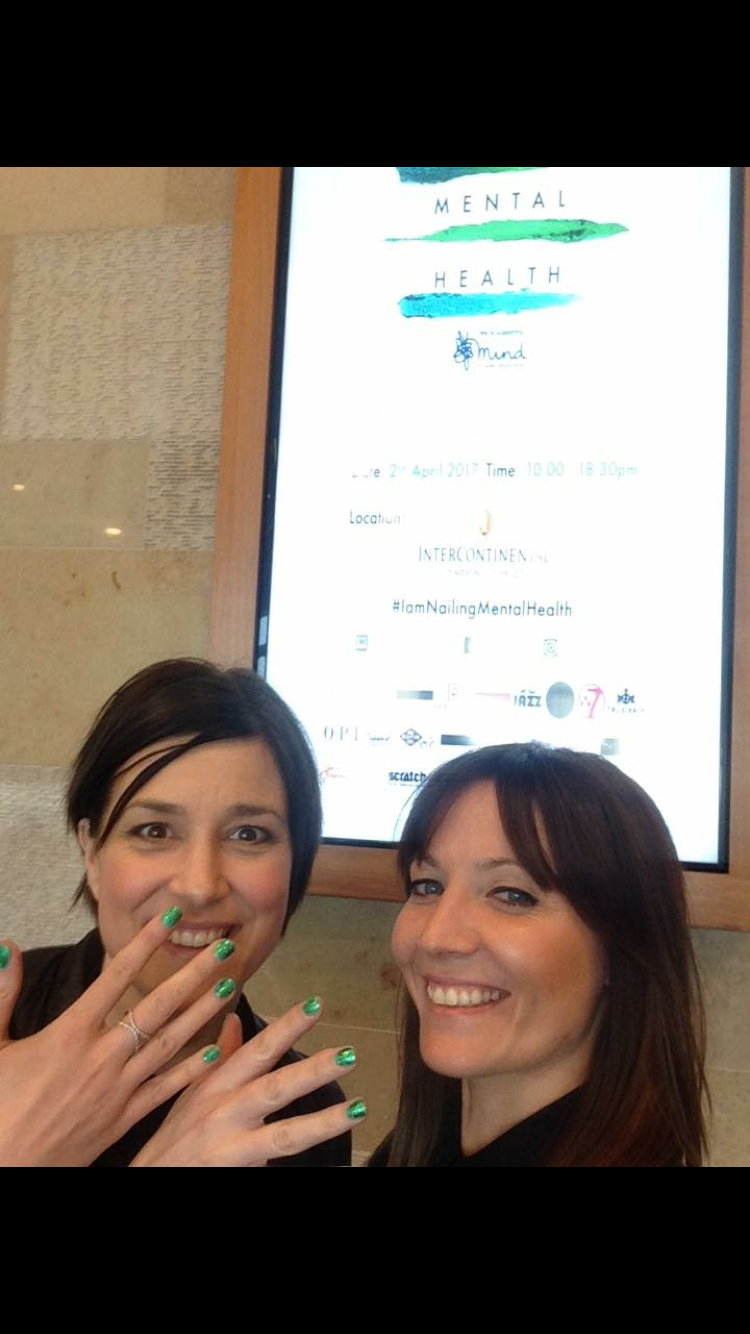 Kelly & I took part in the fantastic nailing mental health event in London. Emotional but very rewarding.