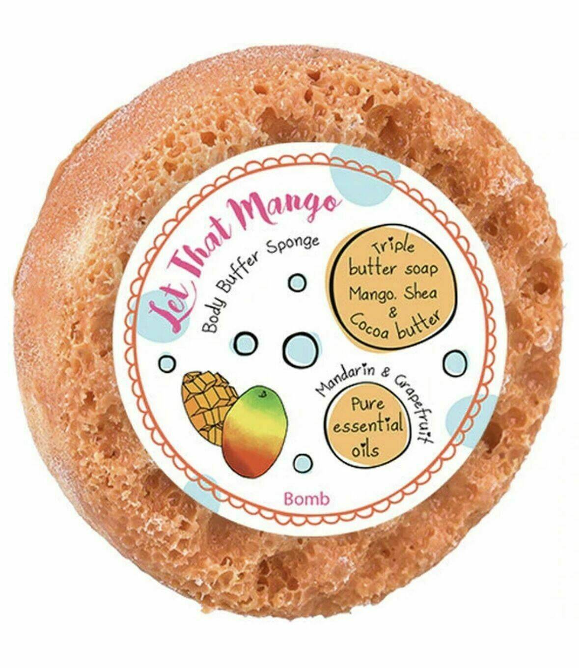 Let that MANgo Body Buffer Sponge