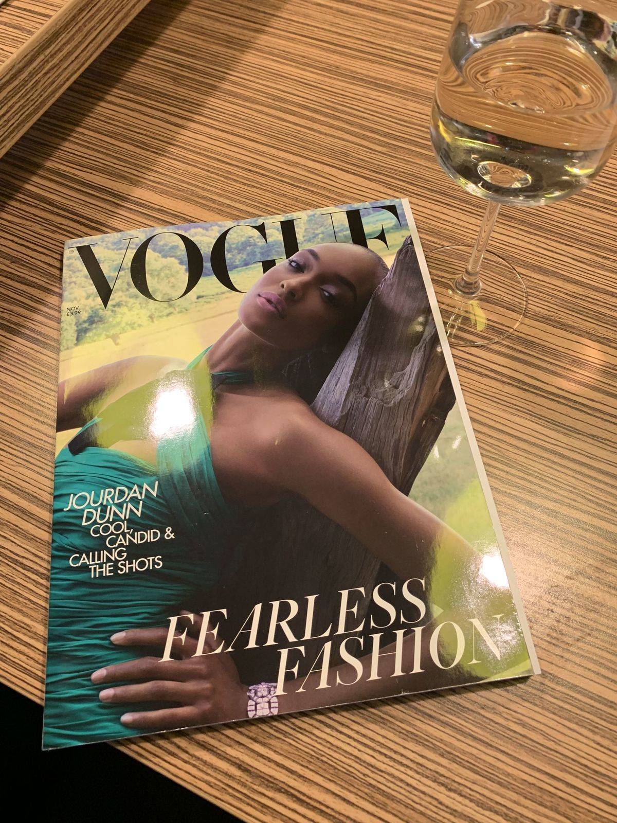 A huge career highlight, assisting Marian Newman on a 2 day shoot for British Vogue which was also front cover.  