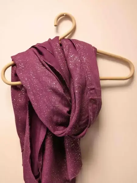 Foulard Paillettes Violine