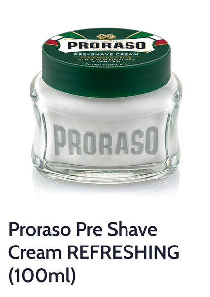 PRORASO Pre Shave Cream (100ml)