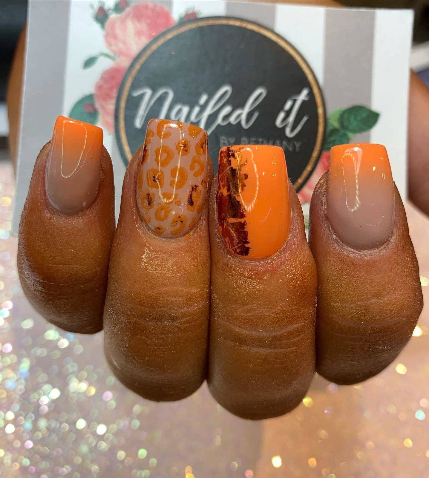 Orange & ombré is a combo🧡