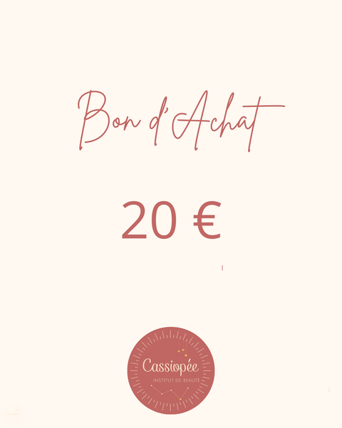 BON CADEAU DE 20€