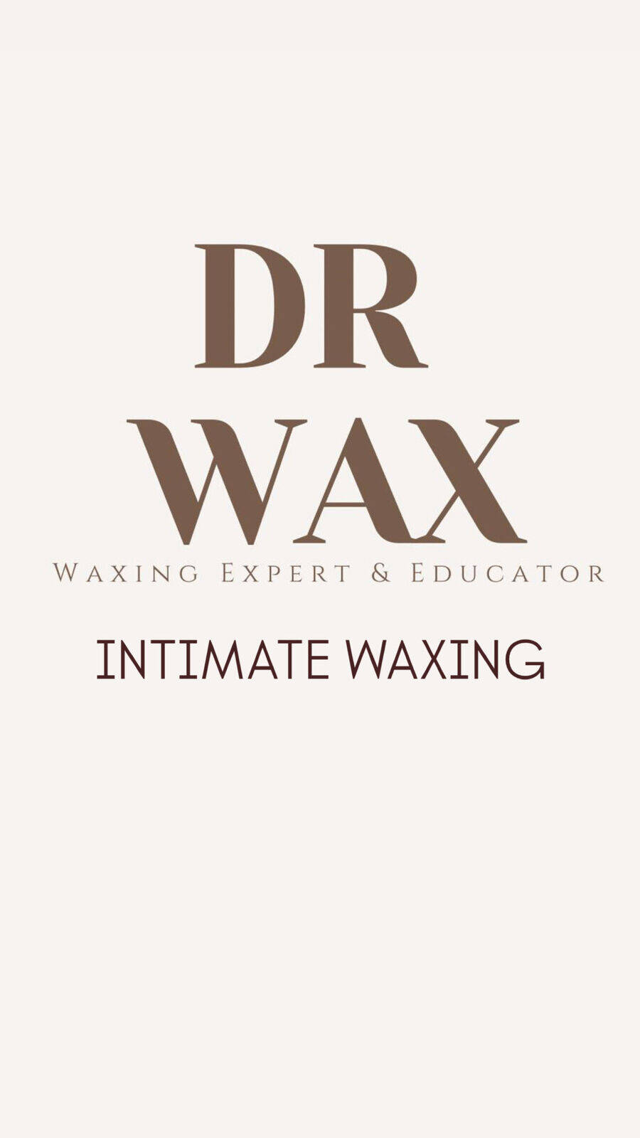 INTIMATE WAXING MASTERCLASS  £150 SUN 1st MARCH 10-2