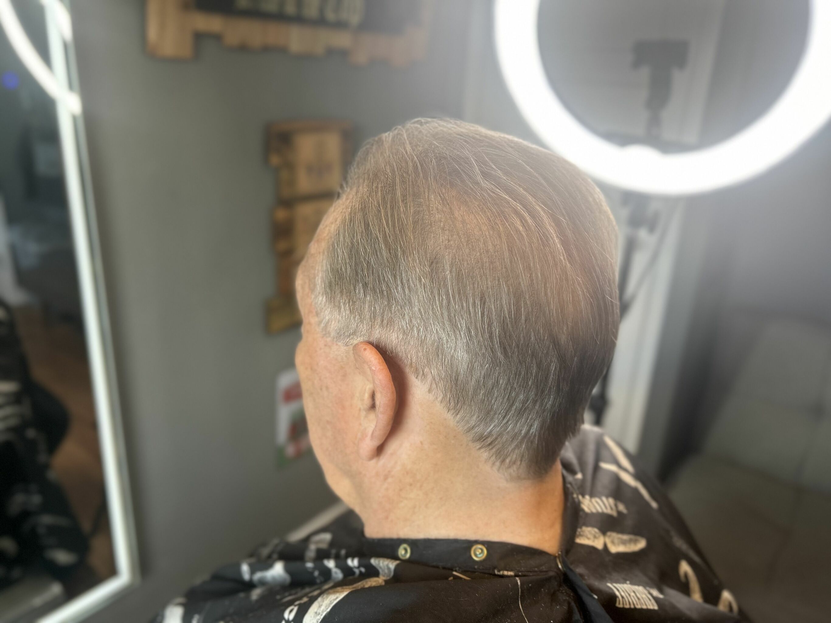 Nice gents scissor cut