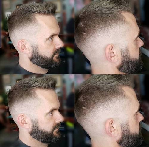 Mid skin fade done by Dan