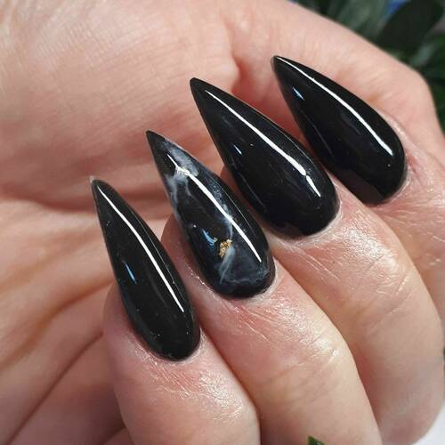  Basic Acrylic set with nail art