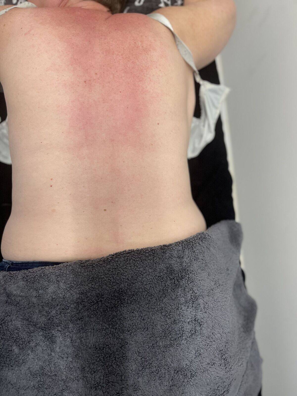 Deep tissue massage = no pain no gain 