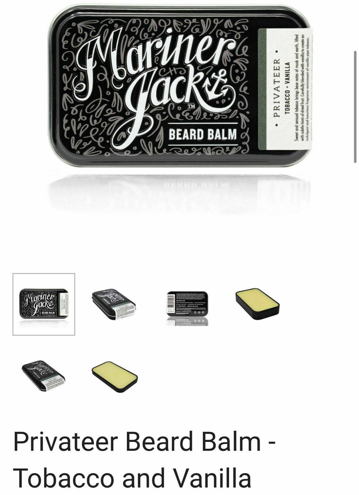 Beard Balm Privateer (inc Uk Postage)