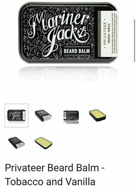 Beard Balm Privateer (inc Uk Postage)