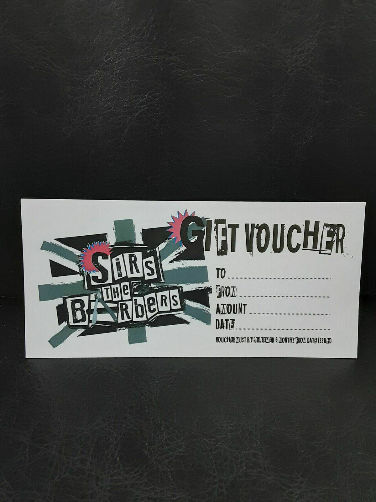 Sirs the Barbers Gift Voucher