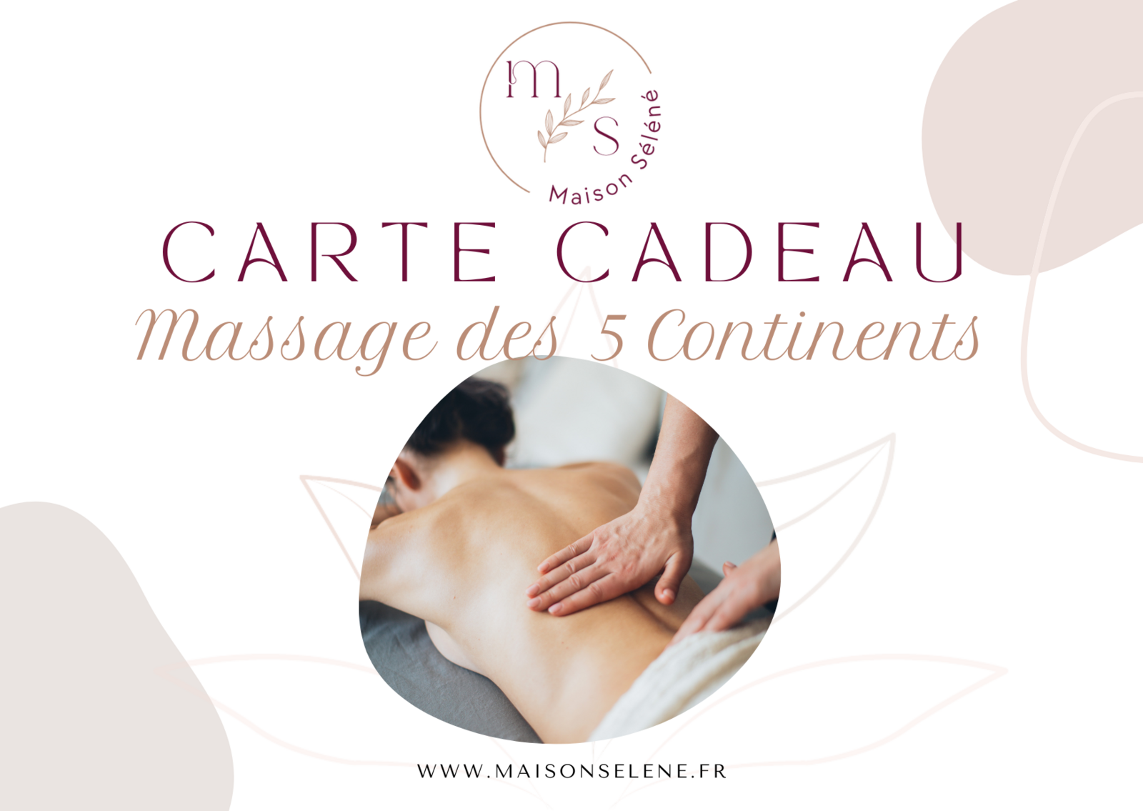 Carte Cadeau | Massage des 5 continents