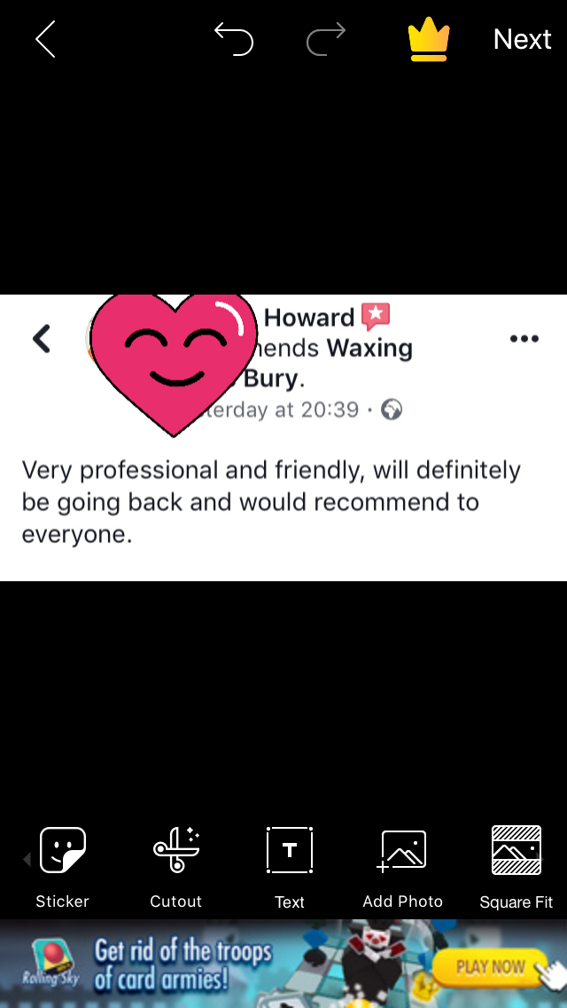 A lovely review 15% off