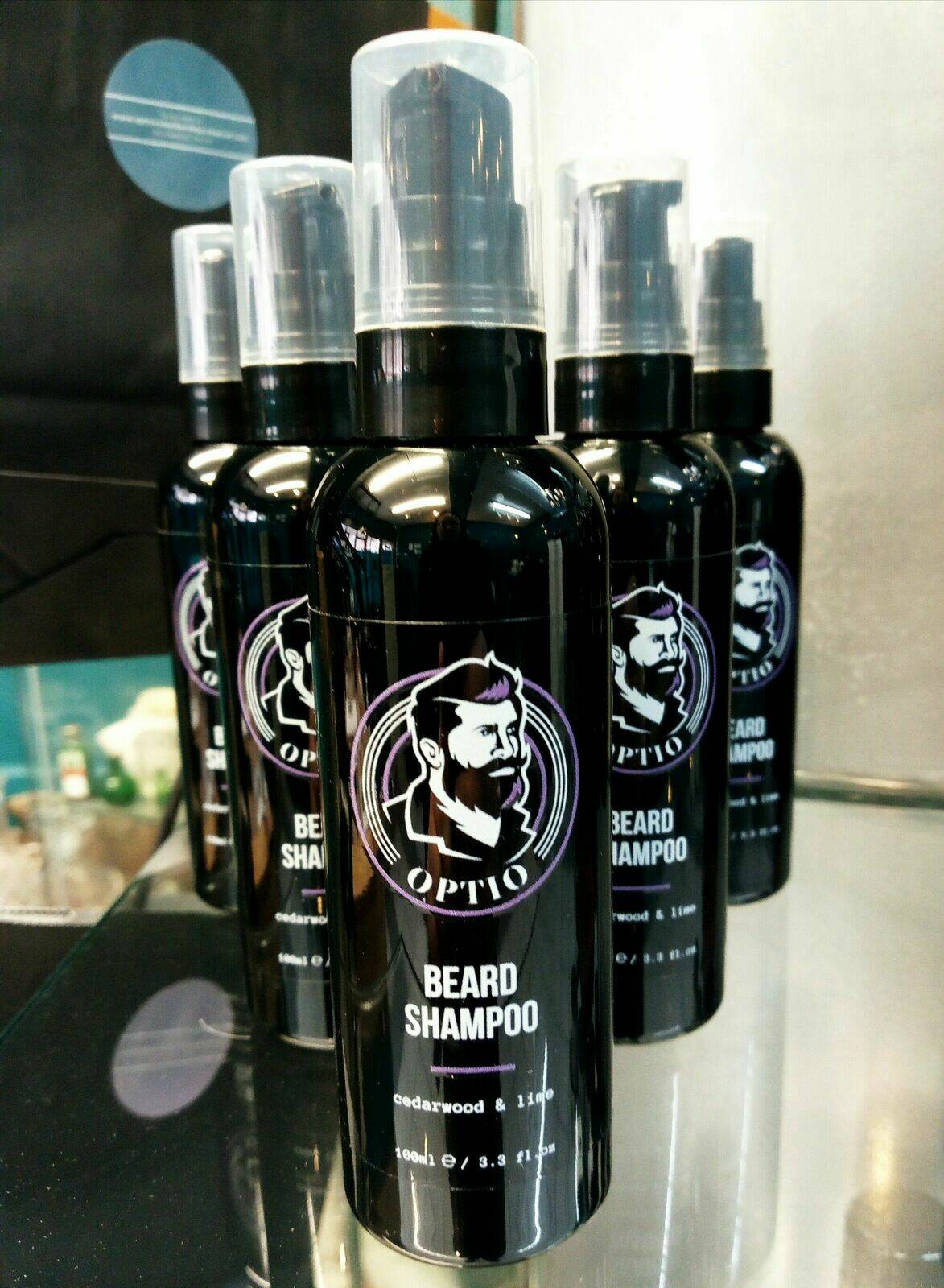 OPTIO Beard Shampoo Cedarwood & Lime