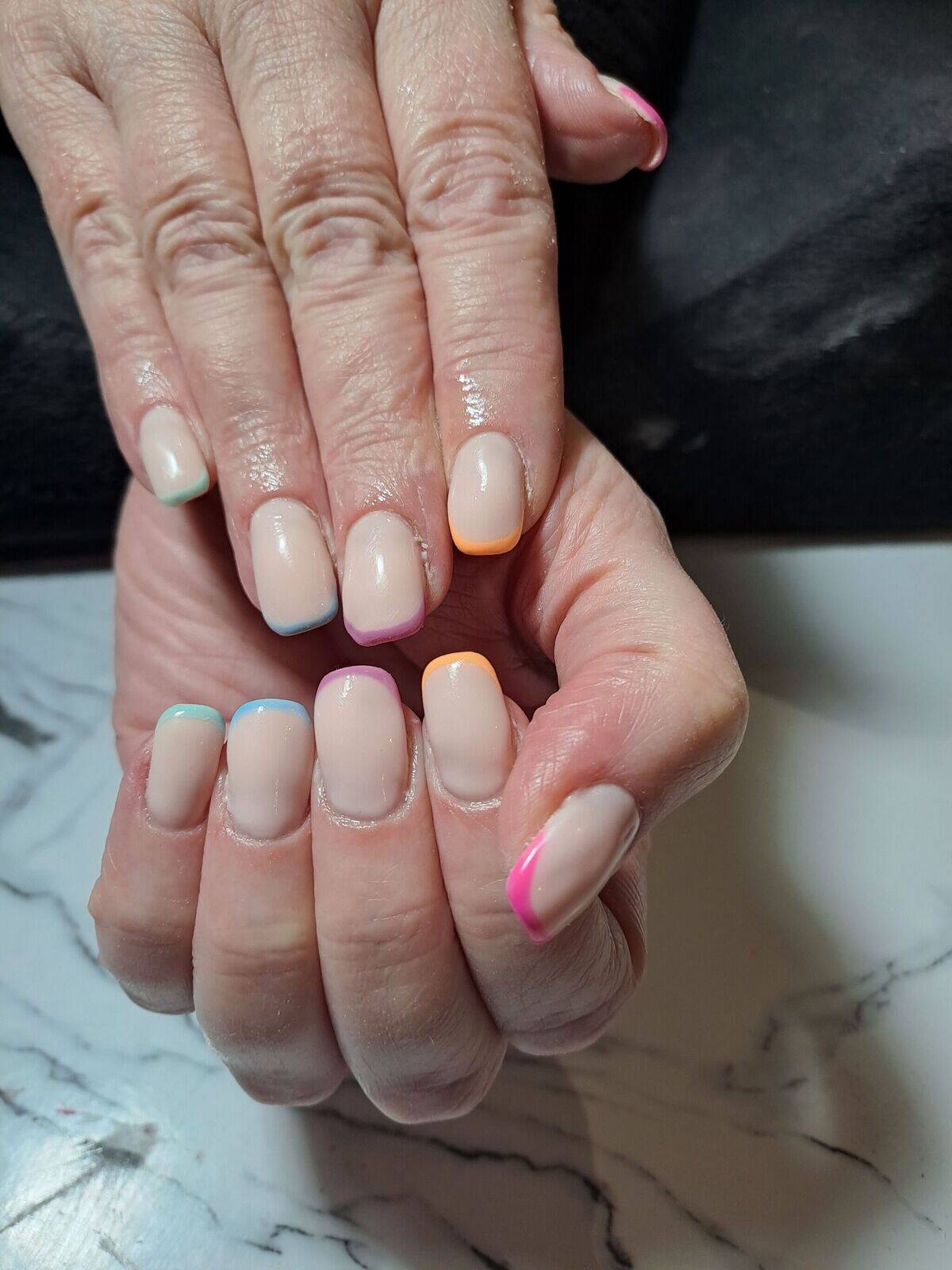 Pastel french tip! fave holiday set