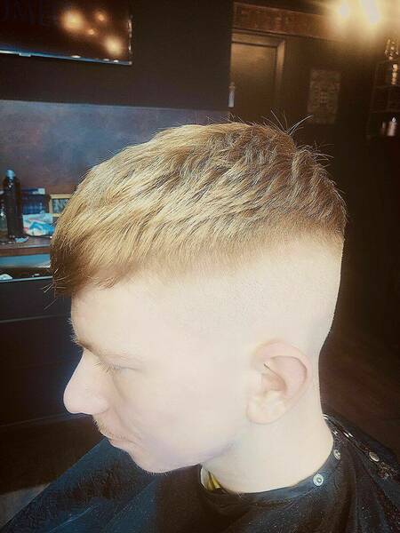 Textured French Crop Skin Fade 