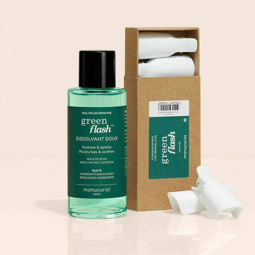  Duo Eau dissolvante Green Flash & Pinces de retrait