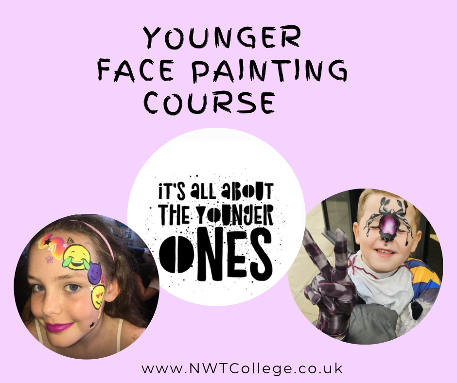 YOUNGER FACE PAINTING AGE 6-16 Monday 28th  JULY  1-3pm 